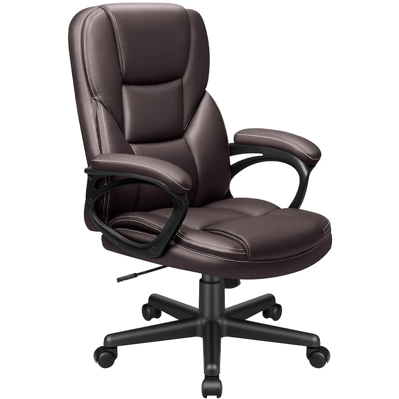 High Back Executive Office Chair – Ergonomic Swivel Desk Chair with Adjustable Height & Casters