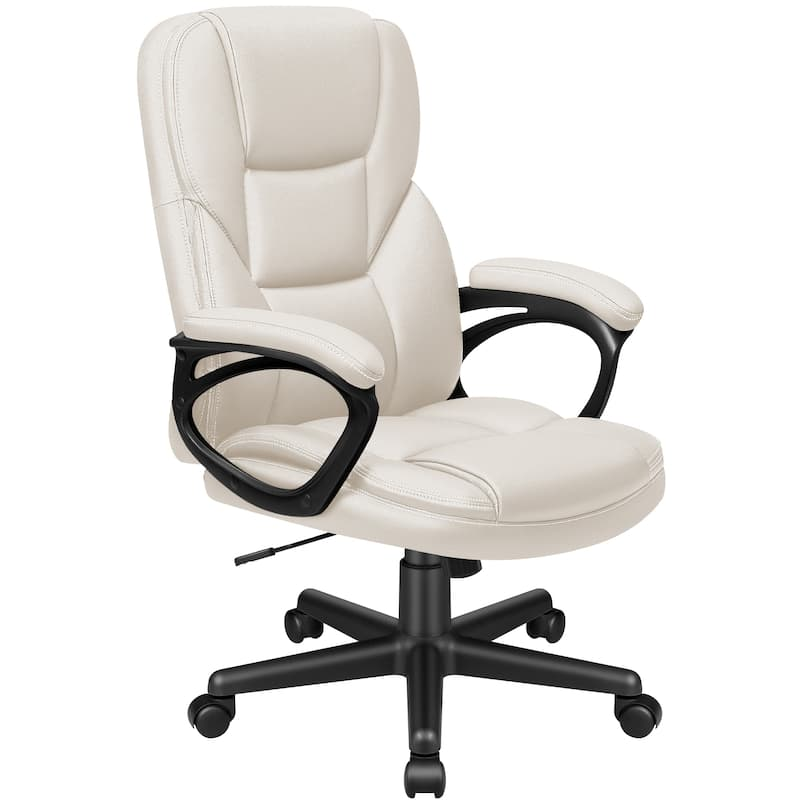 High Back Executive Office Chair – Ergonomic Swivel Desk Chair with Adjustable Height & Casters