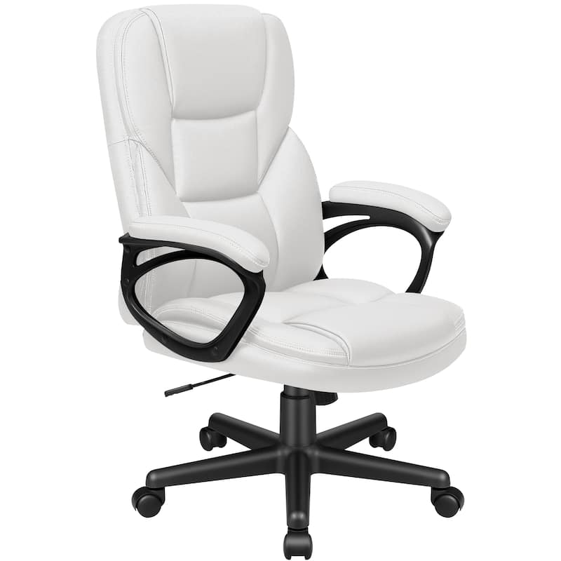 High Back Executive Office Chair – Ergonomic Swivel Desk Chair with Adjustable Height & Casters
